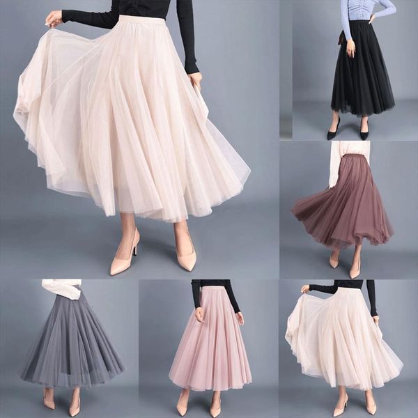 high waist lace mesh womens skirts tulle floral long princess style ladies layered maxi summer clothes, Black
high waist lace mesh womens skirts tulle floral long princess style ladies layered maxi summer clothes, Black