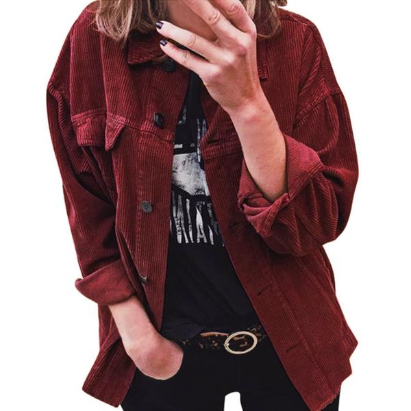 women's jackets women autumn loose cardigan adults button-down solid color long sleeve turn-down collar jacket, Black;brown 
women's jackets women autumn loose cardigan adults button-down solid color long sleeve turn-down collar jacket, Black;brown