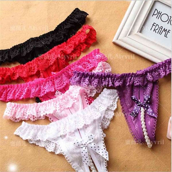 est open crotch thongs women's g-strings crotchless panties bowknot pearls lace underwear nightwear g-string ship, Black;white
est open crotch thongs women's g-strings crotchless panties bowknot pearls lace underwear nightwear g-string ship, Black;white