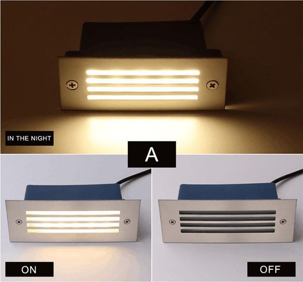 step light 3w 6w underground lamp recessed stair paitio inground spot floor garden landscape wall outdoor lighting lamps
step light 3w 6w underground lamp recessed stair paitio inground spot floor garden landscape wall outdoor lighting lamps