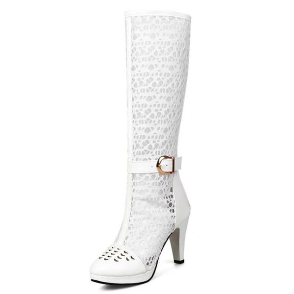 boots arrivals women knee-high ladies summer breathable lace round toe thin high heels shoes zipper, Black
boots arrivals women knee-high ladies summer breathable lace round toe thin high heels shoes zipper, Black
