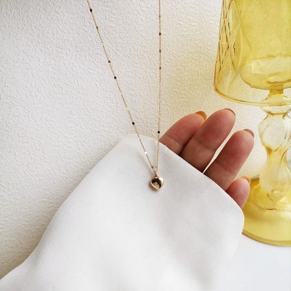 chains simple love pendant necklace small fresh fashion net red sweet temperament summer clavicle chain, Silver
chains simple love pendant necklace small fresh fashion net red sweet temperament summer clavicle chain, Silver