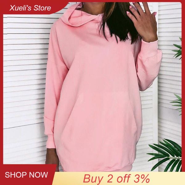 women's hoodies & sweatshirts fashion solid hoodie women oversize casual oversized blouse long sleeve pullover loose sudaderas para mu, Black
women's hoodies & sweatshirts fashion solid hoodie women oversize casual oversized blouse long sleeve pullover loose sudaderas para mu, Black