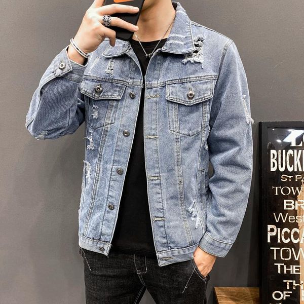 denim jackets coats men spring autumn daily casual tide brand regular black men's tooling jacket safari style trend, Black;brown
denim jackets coats men spring autumn daily casual tide brand regular black men's tooling jacket safari style trend, Black;brown