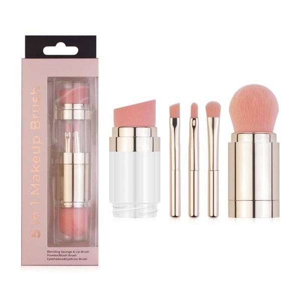 makeup brushes 5 in 1 portable travel brush foundation puff blush eyeshadow lip eyebrow set soft easy to take powder beauty tools
makeup brushes 5 in 1 portable travel brush foundation puff blush eyeshadow lip eyebrow set soft easy to take powder beauty tools