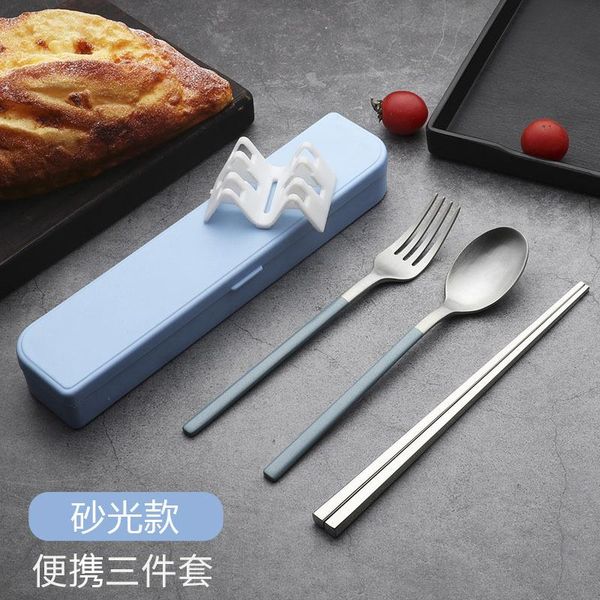 chopsticks jes korean 304 stainless steel travel tableware sandblasting handle students outdoor portable three-piece set of spoons, forks a
chopsticks jes korean 304 stainless steel travel tableware sandblasting handle students outdoor portable three-piece set of spoons, forks a