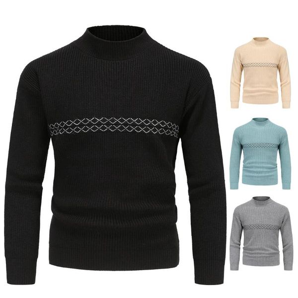 men's sweaters ym621 fashionautumn and winter high-quality pullover collar sweater, White;black
men's sweaters ym621 fashionautumn and winter high-quality pullover collar sweater, White;black