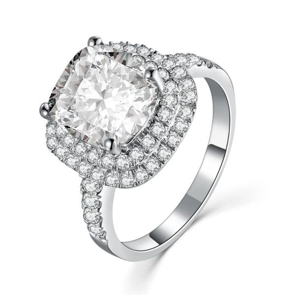 cluster rings sterling silver ring luxury quality paved 2ct cushion carbon engagement bride white gold jewelry s925, Golden;silver
cluster rings sterling silver ring luxury quality paved 2ct cushion carbon engagement bride white gold jewelry s925, Golden;silver