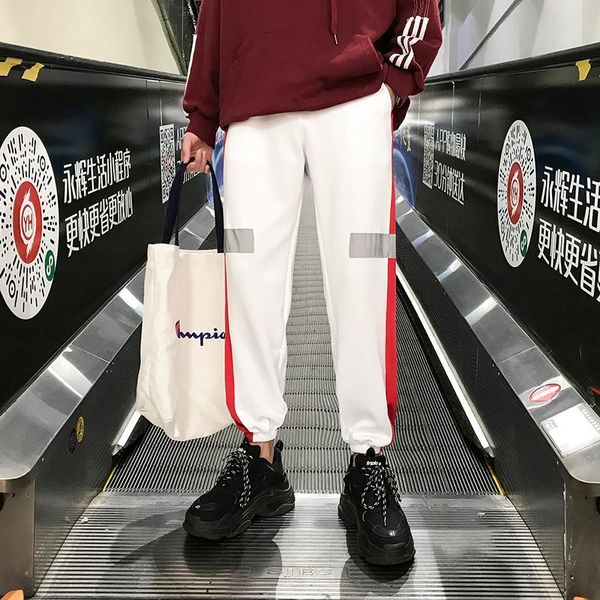 men's pants loose fitness trendy sports leisure running basketable trousers muscle thin breathable cloth boy cool wear sportwear, Black
men's pants loose fitness trendy sports leisure running basketable trousers muscle thin breathable cloth boy cool wear sportwear, Black