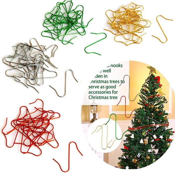 christmas decorations 50 pcs ornament hooks - light band hook decorating metal wire hangers for deco adornos de navidad para exterior gnome
christmas decorations 50 pcs ornament hooks - light band hook decorating metal wire hangers for deco adornos de navidad para exterior gnome
