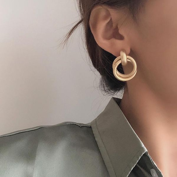 dangle & chandelier 2021 exquisite gold matte hoop earrings delicate simple light luxury jewelry internet celebrity vigorous girl eardrop, Silver
dangle & chandelier 2021 exquisite gold matte hoop earrings delicate simple light luxury jewelry internet celebrity vigorous girl eardrop, Silver