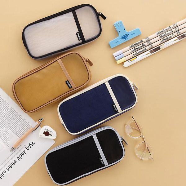pencil bags grid mesh case large capacity students stationery box office supplies kids gift stuff
pencil bags grid mesh case large capacity students stationery box office supplies kids gift stuff