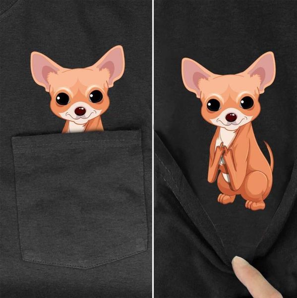 men's t-shirts cloocl funny cotton t-shirt fashion chihuahua pocket 3d printed tshirt men women casual shirts hip hop black tees, White;black
men's t-shirts cloocl funny cotton t-shirt fashion chihuahua pocket 3d printed tshirt men women casual shirts hip hop black tees, White;black