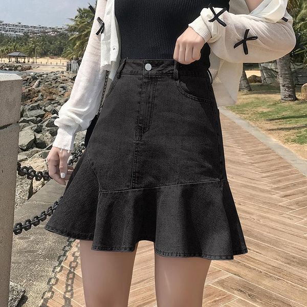 skirts reality shoot 2021 summer fashion design sense high waist fishtail skirt denim trend explosion, Black
skirts reality shoot 2021 summer fashion design sense high waist fishtail skirt denim trend explosion, Black