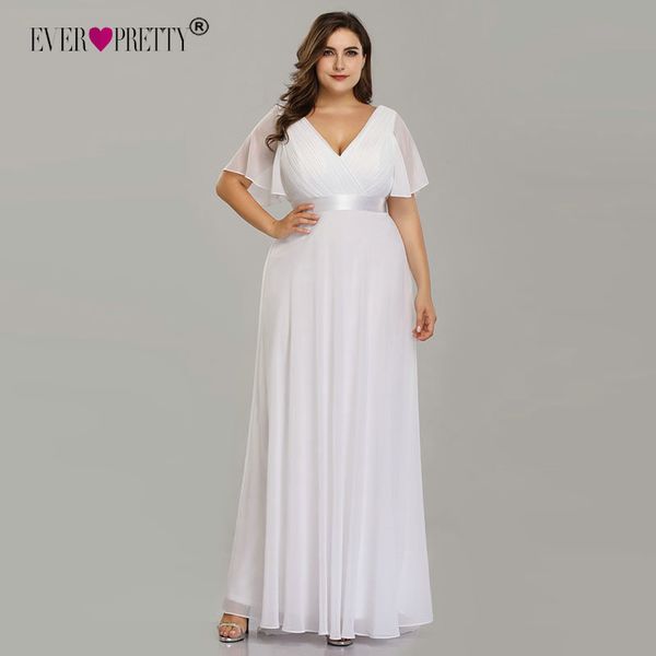 plus size wedding dress 2021 ever pretty beach simple a-line chiffon white robe de mariee elegant v-neck vestido de noiva, Black;gray
plus size wedding dress 2021 ever pretty beach simple a-line chiffon white robe de mariee elegant v-neck vestido de noiva, Black;gray
