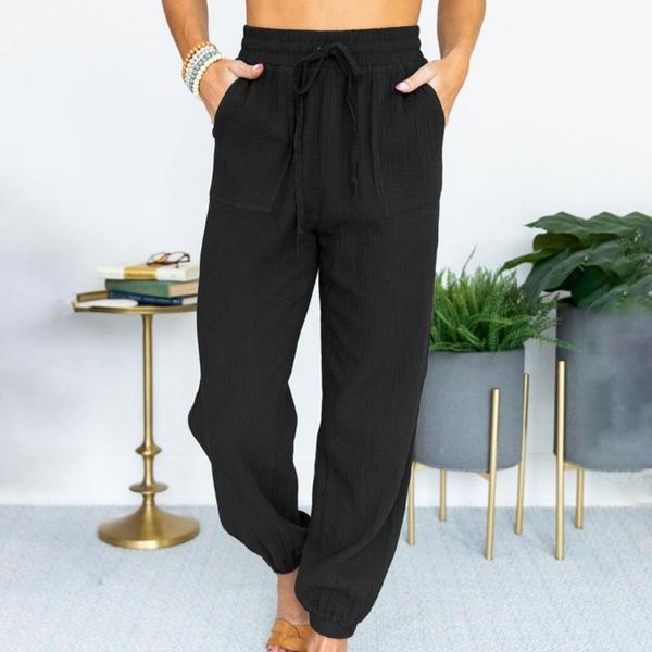women's pants & capris 40% dropwomen solid color pockets thin trousers for sports, Black;white
women's pants & capris 40% dropwomen solid color pockets thin trousers for sports, Black;white