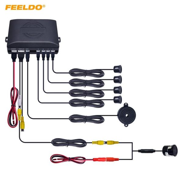 car rear view cameras& parking sensors feeldo 1set 4-sensor rearview sensor reversing aid system with 18.5mm snap ring mounting camera #ct-2
car rear view cameras& parking sensors feeldo 1set 4-sensor rearview sensor reversing aid system with 18.5mm snap ring mounting camera #ct-2