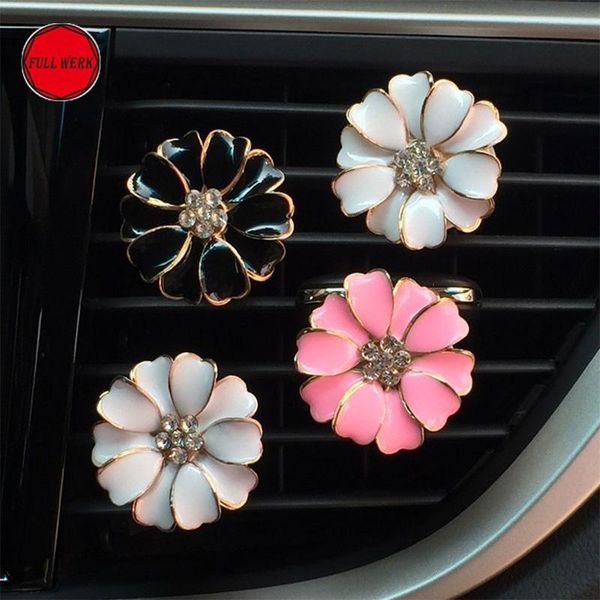 car air freshener charm beautiful rhinestone daisy flower interior vent decorations perfume fragrance holder clip
car air freshener charm beautiful rhinestone daisy flower interior vent decorations perfume fragrance holder clip