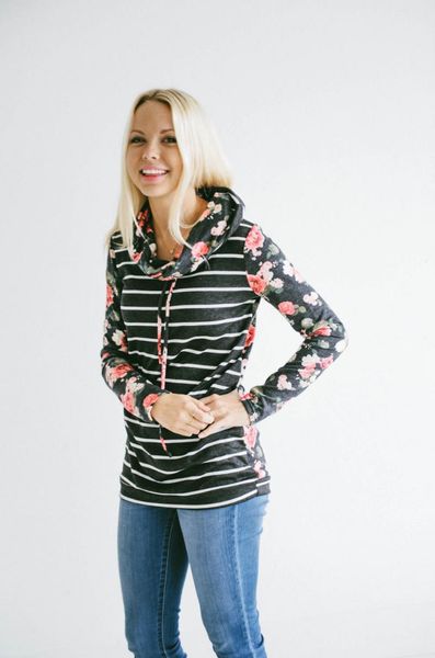 women's hoodies & sweatshirts women sweatshirt pullovers casual floral stripes long sleeve outwear autumn winter clothes, Black
women's hoodies & sweatshirts women sweatshirt pullovers casual floral stripes long sleeve outwear autumn winter clothes, Black