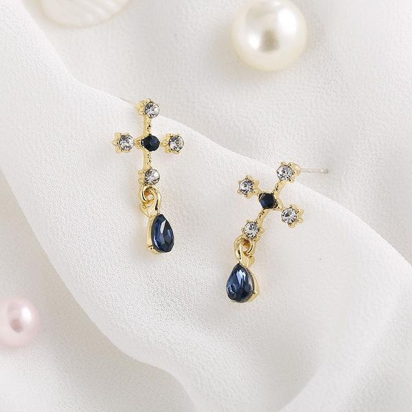 dangle & chandelier 2021 korean style chris cross blue zircon elegant earstud earrings egirls trendy fashion trinkets party jewelry gift, Silver
dangle & chandelier 2021 korean style chris cross blue zircon elegant earstud earrings egirls trendy fashion trinkets party jewelry gift, Silver