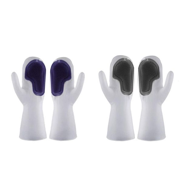 disposable gloves 2pair dishwashing waterproof silicone anti-scald gloves, ladies kitchen cleaning brushes, washing clothes (purple&gray)
disposable gloves 2pair dishwashing waterproof silicone anti-scald gloves, ladies kitchen cleaning brushes, washing clothes (purple&gray)