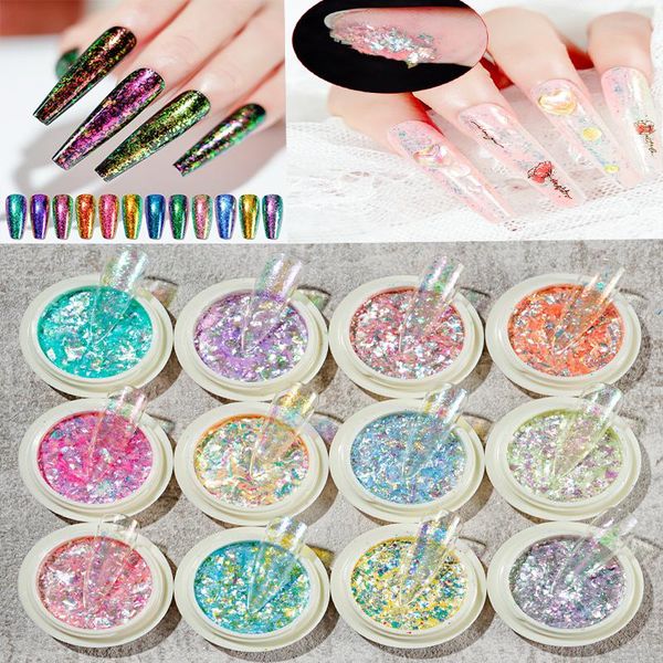 nail glitter 3g/bottle 12jars/set fish scales/mermaid iridescence powder brocade snow velvet shiny dust polarized high-gloss aurora gli, Silver;gold
nail glitter 3g/bottle 12jars/set fish scales/mermaid iridescence powder brocade snow velvet shiny dust polarized high-gloss aurora gli, Silver;gold
