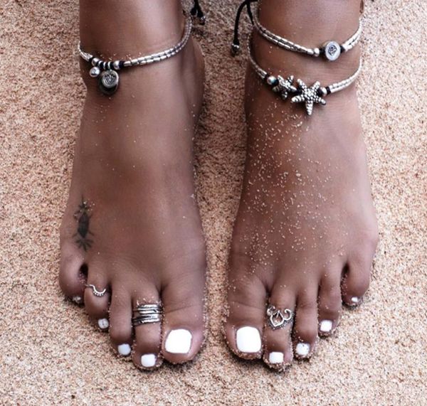 anklets gereit vintage fashion summer beach jewelry silver color starfish pendant charms for women girls bohemia gifts, Red;blue
anklets gereit vintage fashion summer beach jewelry silver color starfish pendant charms for women girls bohemia gifts, Red;blue