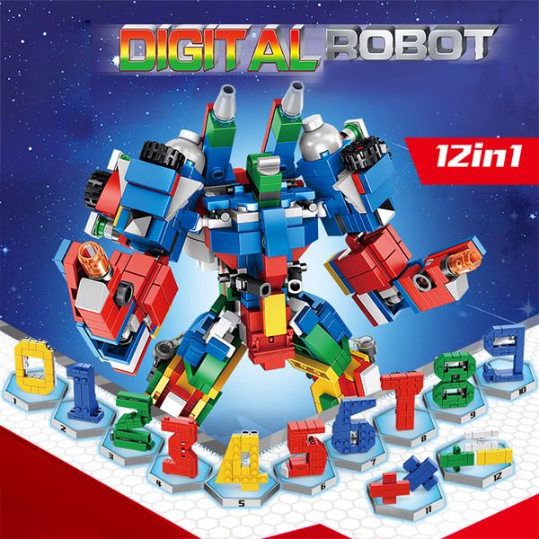 2021 577 PCS Number Robot Building Blocks Toys Boys Educational Blocks Compatible With Children Model Bricks 12 IN 1
2021 577 PCS Number Robot Building Blocks Toys Boys Educational Blocks Compatible With Children Model Bricks 12 IN 1