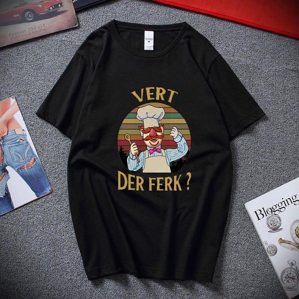 men's t-shirts 2021 summer swedish chef vert der ferk sunset cotton print harajuku retro oversized t-shirt, White;black
men's t-shirts 2021 summer swedish chef vert der ferk sunset cotton print harajuku retro oversized t-shirt, White;black