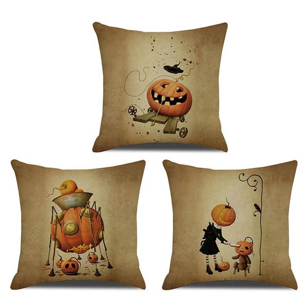cushion/decorative pillow halloween cushion cover pumpkin throw case creative printing decorative cojines 
cushion/decorative pillow halloween cushion cover pumpkin throw case creative printing decorative cojines