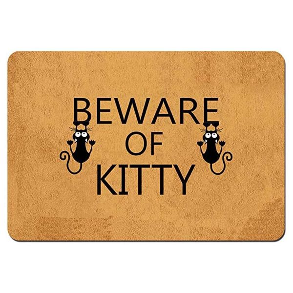 carpets funny doormat custom indoor -beware of kitty welcome mat front door mats home and office decorative entry
carpets funny doormat custom indoor -beware of kitty welcome mat front door mats home and office decorative entry