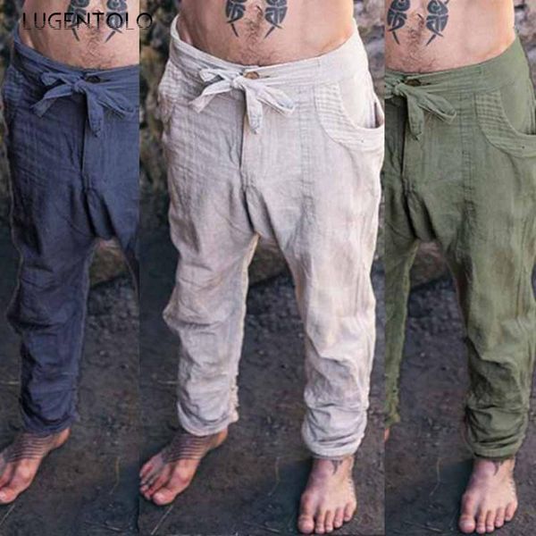 men's pants streer summer loose pocket large szie solid lace-up mid waist drawstring men casual straight long lugentolo, Black
men's pants streer summer loose pocket large szie solid lace-up mid waist drawstring men casual straight long lugentolo, Black