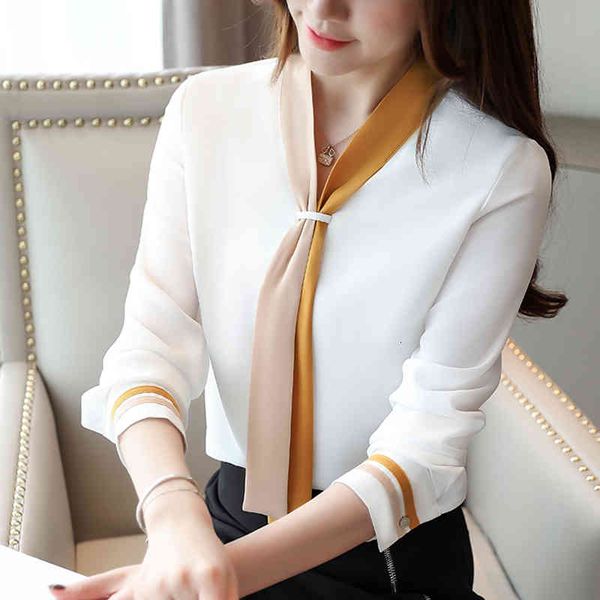 women's blouses & shirts spring chiffon blouse with belt blue gray or white long sleeve korean style blusas mujer 2bz2
women's blouses & shirts spring chiffon blouse with belt blue gray or white long sleeve korean style blusas mujer 2bz2