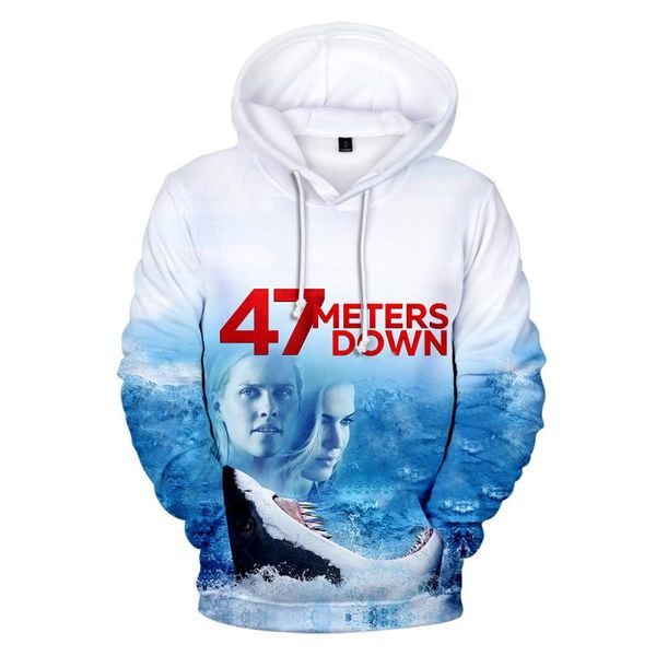 men's hoodies & sweatshirts terrorist sharks pattern 47 meters down 3d men/women autumn/winter fashion casual long sleeve sweatshirt, Black
men's hoodies & sweatshirts terrorist sharks pattern 47 meters down 3d men/women autumn/winter fashion casual long sleeve sweatshirt, Black