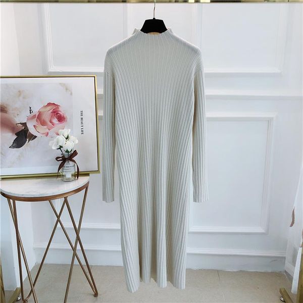 casual dresses autumn and winter slim-fit half-high collar pit knitted dress solid color slimming base simple all-match sweater thick, Black;gray
casual dresses autumn and winter slim-fit half-high collar pit knitted dress solid color slimming base simple all-match sweater thick, Black;gray