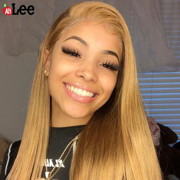 colored wigs #27 honey blonde human hair lace front glueless peruvian straight 13x4 frontal, Black;brown
colored wigs #27 honey blonde human hair lace front glueless peruvian straight 13x4 frontal, Black;brown