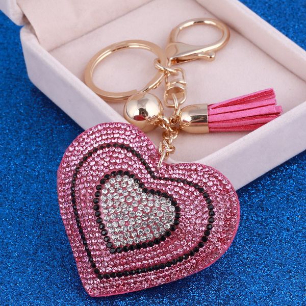 10pc fashion crystal heart key chains bag keyrings charms ladies keychains for women pendants jewelry car key chain ring gifts, Silver
10pc fashion crystal heart key chains bag keyrings charms ladies keychains for women pendants jewelry car key chain ring gifts, Silver