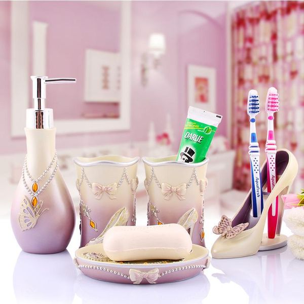 bath accessory set european banquet bathroom five sets of wedding washing modern simple supplies gargle cup
bath accessory set european banquet bathroom five sets of wedding washing modern simple supplies gargle cup
