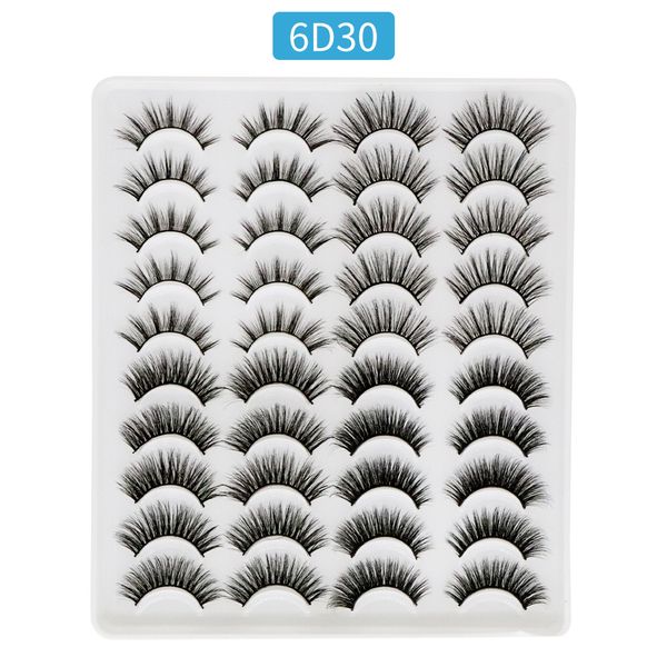 20 pairs false eyelashes natural soft cross thick eye lashes multi-layer faux mink fake eyelash female makeup tools j053
20 pairs false eyelashes natural soft cross thick eye lashes multi-layer faux mink fake eyelash female makeup tools j053