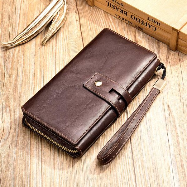 wallets brand genuine leather for men 2021 long zipper clutch bag business card holder fashion wallet luxury murse coin purse, Red;black
wallets brand genuine leather for men 2021 long zipper clutch bag business card holder fashion wallet luxury murse coin purse, Red;black
