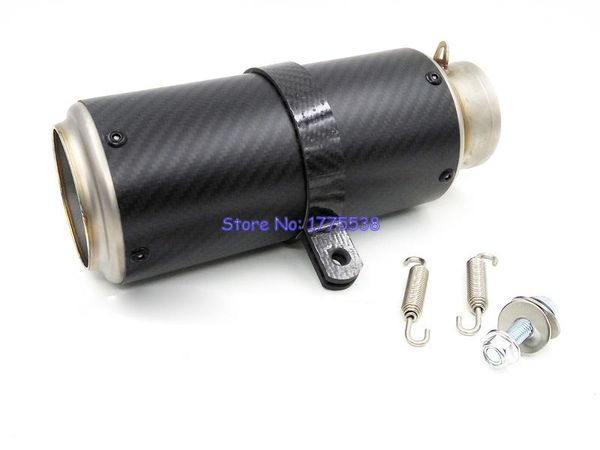 motorcycle exhaust system carbon fiber and titanium alloy motorbike pipe muffler with db killer customized inlet 51mm 61mm 63mm 65mm
motorcycle exhaust system carbon fiber and titanium alloy motorbike pipe muffler with db killer customized inlet 51mm 61mm 63mm 65mm