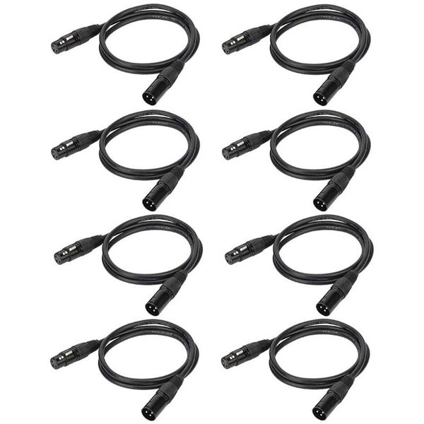 smart power plugs 3.2ft / 1m dmx cable, 8pcs 3 pin cables wires, dmx512 xlr male to female stage light signal cable
smart power plugs 3.2ft / 1m dmx cable, 8pcs 3 pin cables wires, dmx512 xlr male to female stage light signal cable