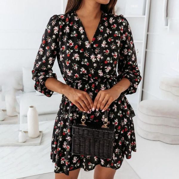 casual dresses women v neck long sleeve leopard stylish pullover floral tiered hem dress fashion ladies loose accessory, Black;gray
casual dresses women v neck long sleeve leopard stylish pullover floral tiered hem dress fashion ladies loose accessory, Black;gray