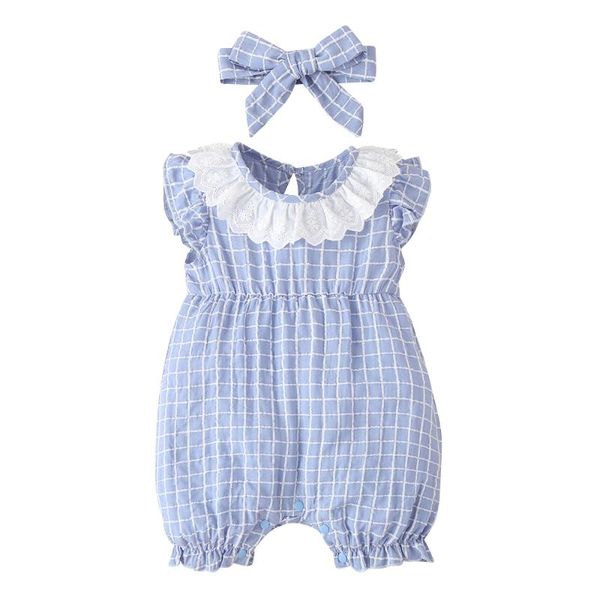 jumpsuits 2021 born baby clothes pure cotton summer plaid rompers+headband girl jumpsuit toddler costume for girls romper, Blue
jumpsuits 2021 born baby clothes pure cotton summer plaid rompers+headband girl jumpsuit toddler costume for girls romper, Blue