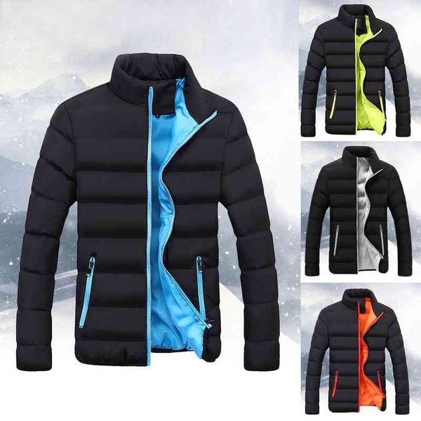 fashion men's down thickened men winter warm slim fit thick bubble coat casual et outerwear#g30, Black;brown
fashion men's down thickened men winter warm slim fit thick bubble coat casual et outerwear#g30, Black;brown