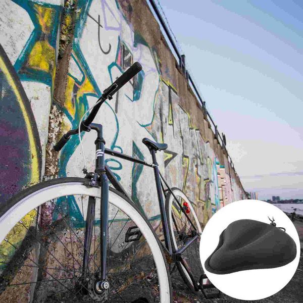 bike saddles 1 pc silicone seat cover thickened protective saddle supplies accessories (black)
bike saddles 1 pc silicone seat cover thickened protective saddle supplies accessories (black)