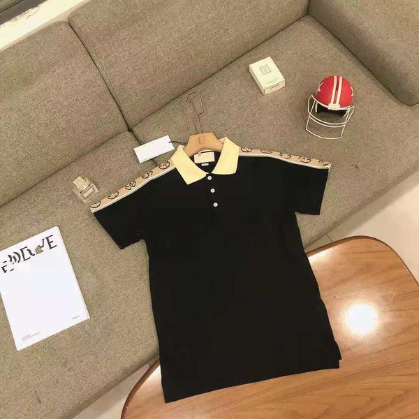 2021 summer lapel polo shirt short-sleeved men's brand trend ins business half-sleeved t-shirt men, White;black
2021 summer lapel polo shirt short-sleeved men's brand trend ins business half-sleeved t-shirt men, White;black