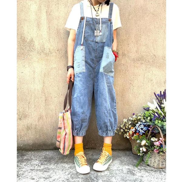 women's jumpsuits & rompers large size women summer loose casual denim ladies ripped pocket retro all-match, Black;white
women's jumpsuits & rompers large size women summer loose casual denim ladies ripped pocket retro all-match, Black;white