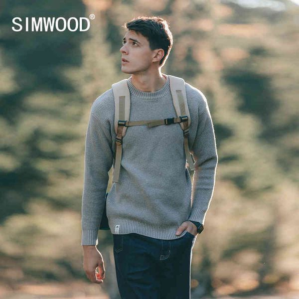 simwood 2021 autumn winter new thick heavyweight men's sweater oversize waffle knitted pullovers plus size warm sweaters, Black
simwood 2021 autumn winter new thick heavyweight men's sweater oversize waffle knitted pullovers plus size warm sweaters, Black