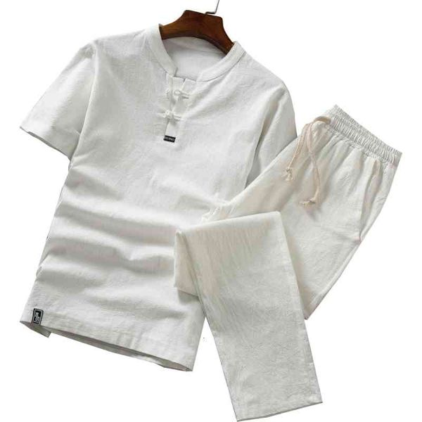 men's tracksuits summer thin linen set, men's cotton slim short-sleeved t-shirt solid color large size loose casual t, Gray
men's tracksuits summer thin linen set, men's cotton slim short-sleeved t-shirt solid color large size loose casual t, Gray